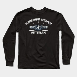 Submarine Veteran Shirt Submariner Veteran - Gift for Veterans Day 4th of July or Patriotic Memorial Day Long Sleeve T-Shirt